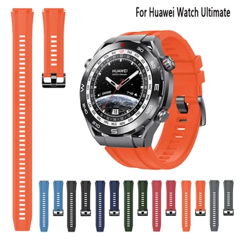 22 мм силиконовый ремешок для HUAWEI WATCH Ultimate, замена браслета Correa Band, ремешок для часов WATCH Ultimate