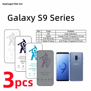 3шт HD Гидрогелевая Пленка Для Samsung Galaxy S9 Plus Матовая Защитная Пленка Для Экрана Galaxy S9 Eye Care Blueray Anti Spy Защитная Пленка