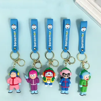 6-8 СМ Q Версия 5 Стилей Doraemon Нобита Ноби Минамото Шизука Большой G Suneo Каваи Сумка Рюкзак Покаяние Брелок Декор Детский Подарок