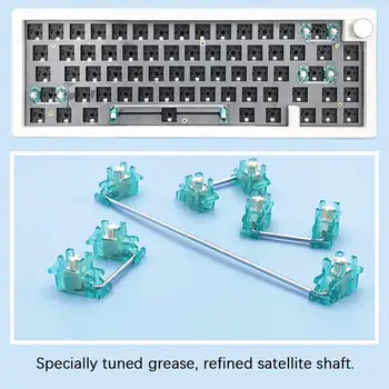 GMK67 Индивидуальный Комплект механической клавиатуры с возможностью горячей замены Прокладки 3-mod Беспроводная клавиатура RGB с подсветкой 2.4G Структура клавиатуры Bluetooth A3E4