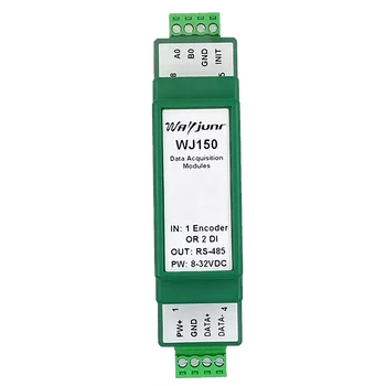 WJ150-485 1-полосный счетчик импульсных сигналов или 2-полосный высокоскоростной счетчик DI Модуль Modbus RTU