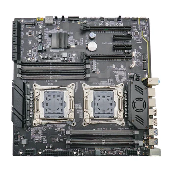 Высокопроизводительная Материнская Плата X99 с Двойным Процессором/Разъемом Xeon E5 LGA2011-3 Dual Channel DDR4 Max 256G Для Серверной Материнской платы