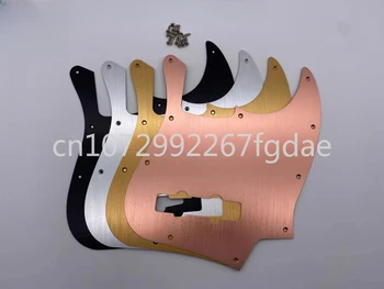 Защитная пластина для электрических басов из матового алюминиевого сплава J-Bass Guard Plate 10 гвоздей с шурупами