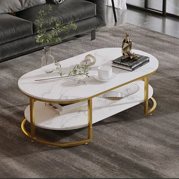 Мобильный многофункциональный стол Nordic Luxury, современные белые гостиные, Мраморная книжная консоль, журнальный столик, мебель для столовой