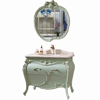 Новое умное зеркало, шкаф для ванной комнаты в европейском стиле, Дубовая раковина, Комбинированный шкаф для ванной комнаты, мебель для ванны