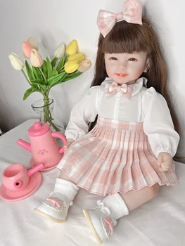 Одежда для куклы Реборн Имитирует детские платья, чтобы сопровождать девочку В юбке принцессы