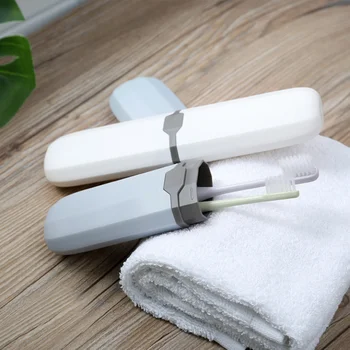 Портативная зубная щетка для путешествий, держатель для зубной пасты, коробка для хранения, футляр для карандашей, практичный контейнер, органайзер для зубных щеток, принадлежности для ванной комнаты