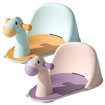 Портативное детское кресло для ванны, компактное детское сиденье для ванны со сверхпрочной присоской, детское сиденье для ванны с нескользящей подкладкой на 6 месяцев и старше