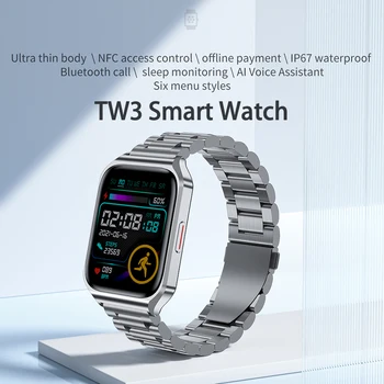 Умные часы TW3 с Bluetooth-вызовом, умные часы, мужские спортивные водонепроницаемые женские смарт-часы для Android IOS, фитнес-трекер, смарт-часы